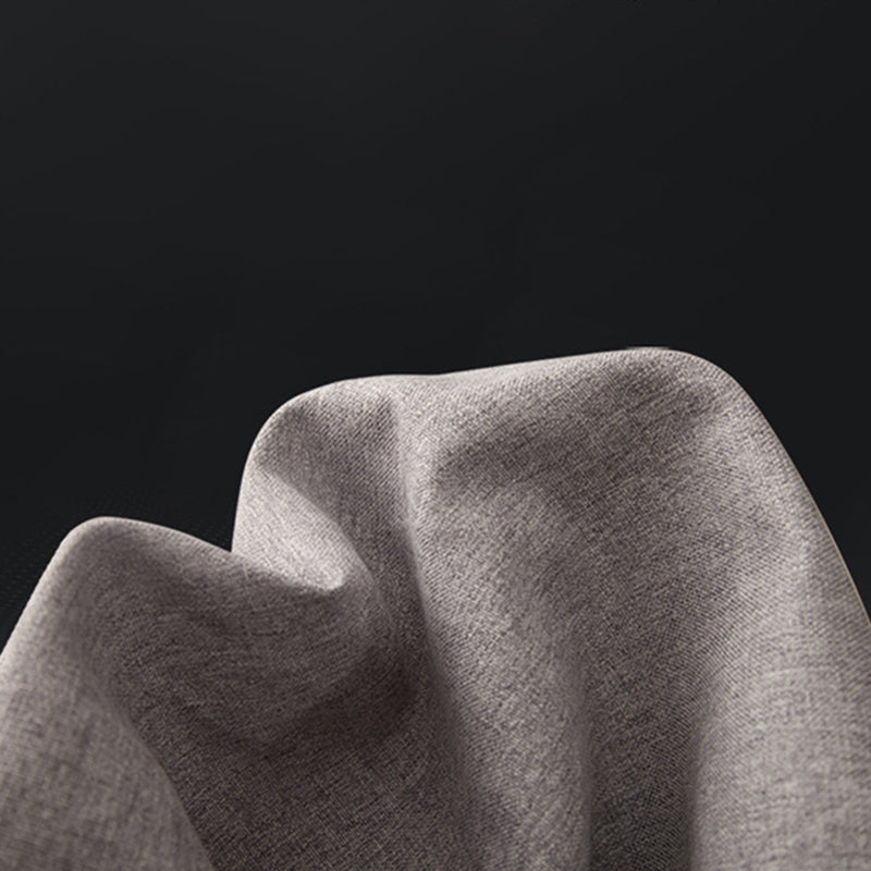 Brown 4-seater Slipcovered Sectional Sofa Pillow Top Arm Sectional