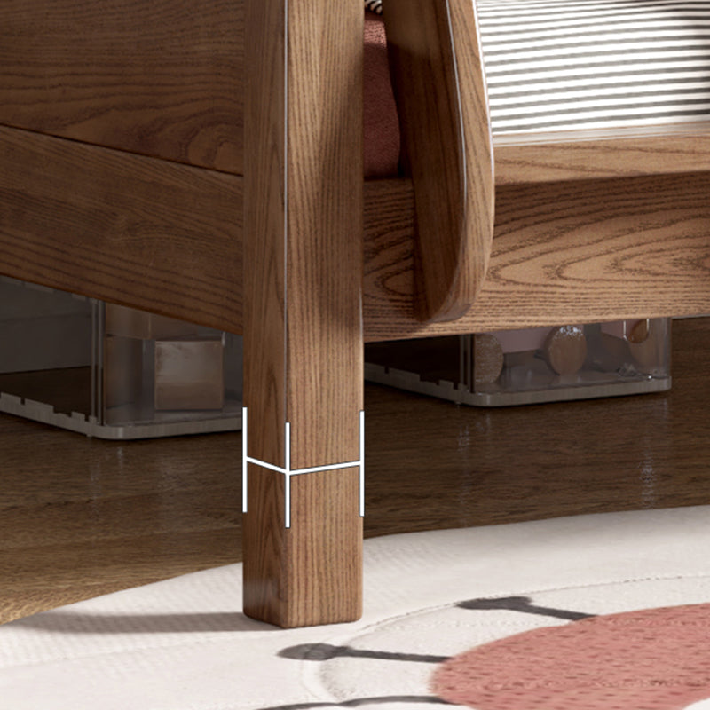 Modern Solid Wood Bunk Bed Mattress Included Bed with Custom Legs