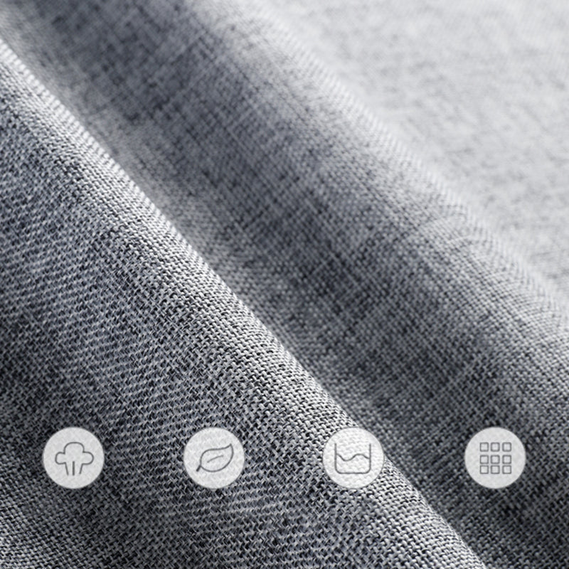 30.7" H Contemporary Linen Blend Convertible Sleeper Sofa for Apartment