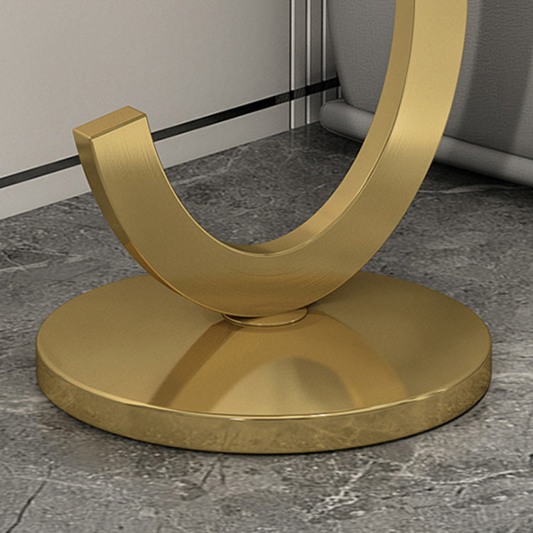 Mid-Century Round Metal Side End Table C Side Table for Living Room