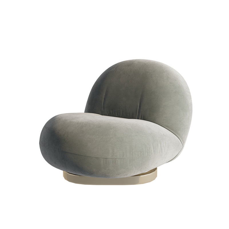 25.19" Wide Armless Chair Swivel Chair with Tight Back for Living Room