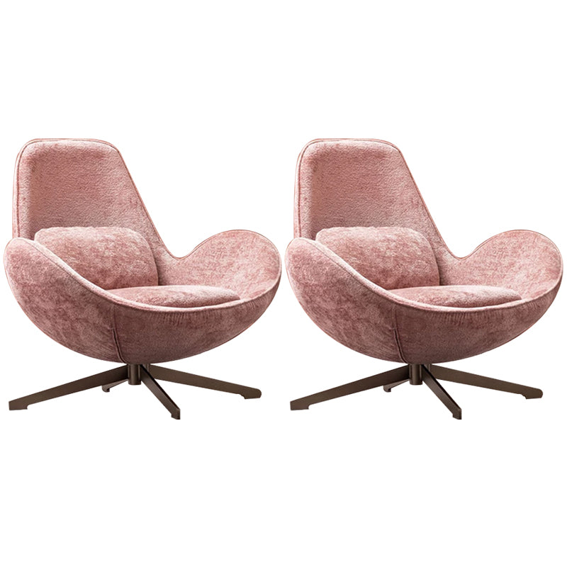 33.85" Wide Arm Chair Flared Arms Accent Chair with 4-Star Leg