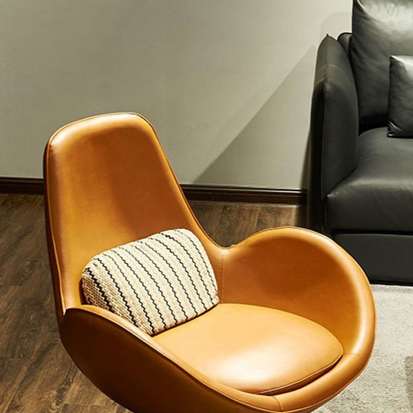 33.85" Wide Arm Chair Flared Arms Accent Chair with 4-Star Leg