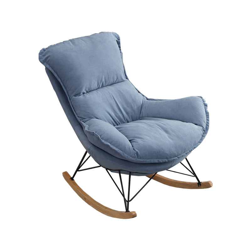 Upholstered Rocker Chair Living Room Rocking Chair with Padded Seat