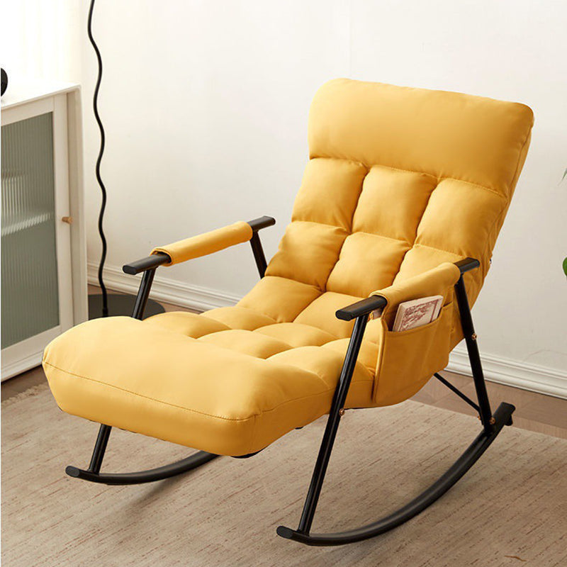 Upholstered Rocker Chair Contemporary Rocking Chair with Removable Cushions