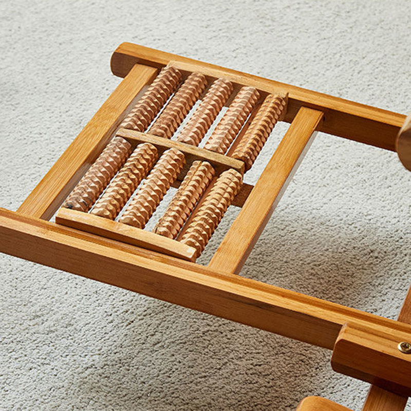 Modern Rocking Chair Bamboo Rocker Chair with Removable Cushions