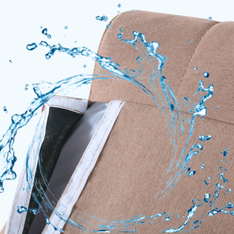 Mid Century Modern Rocking Chair Suede Reclining Rocking Accent Chair with Seat Cushion