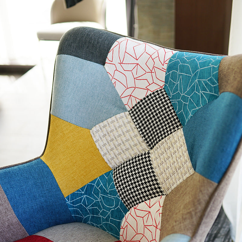 Ergonomic Contemporary Rocking Accent Chair with Seat Cushion Rocker Chair Wingback