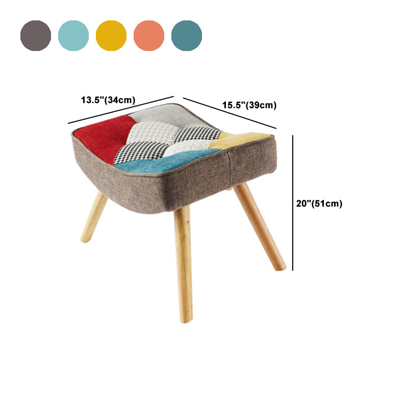 Ergonomic Contemporary Rocking Accent Chair with Seat Cushion Rocker Chair Wingback