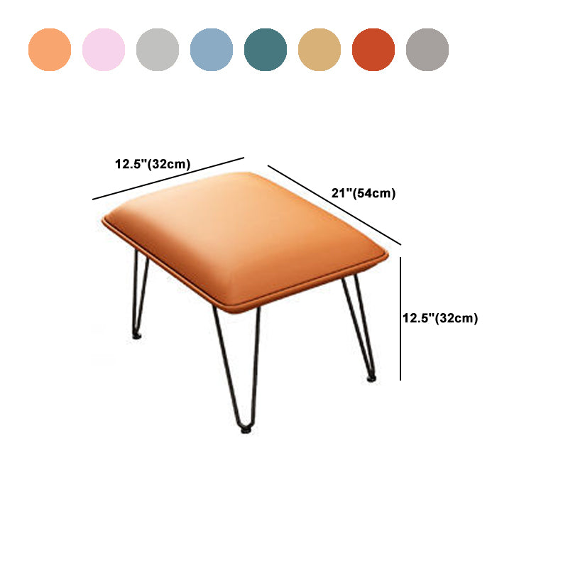 Modern Style Rocking Chair Upholstered Faux Leather Rocking Accent Chair Chair