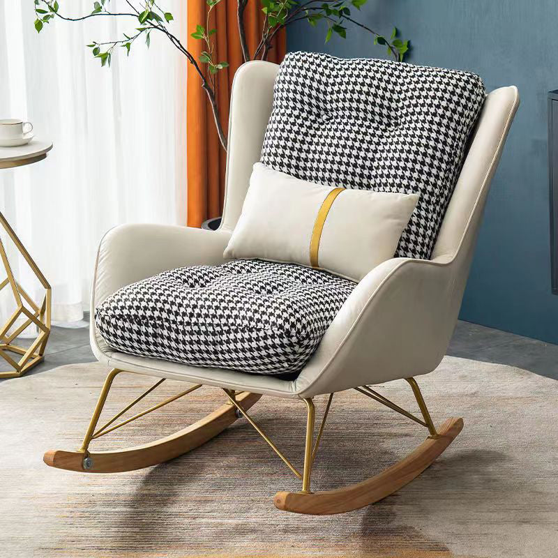 Contemporary Style Rocking Chair Nursery Chair Indoor Rocking Chair