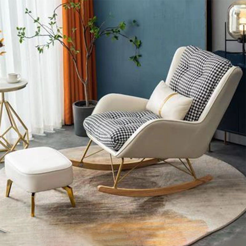 Contemporary Style Rocking Chair Nursery Chair Indoor Rocking Chair