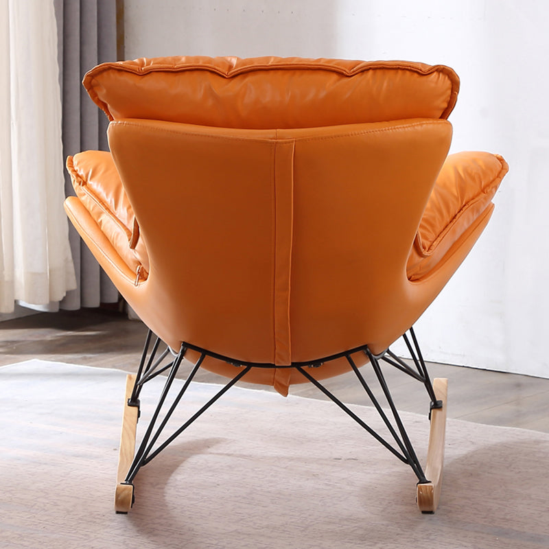 Modern Nursery Sofa Rocking Chair Indoor Living Room Rocking Chair with Ottoman