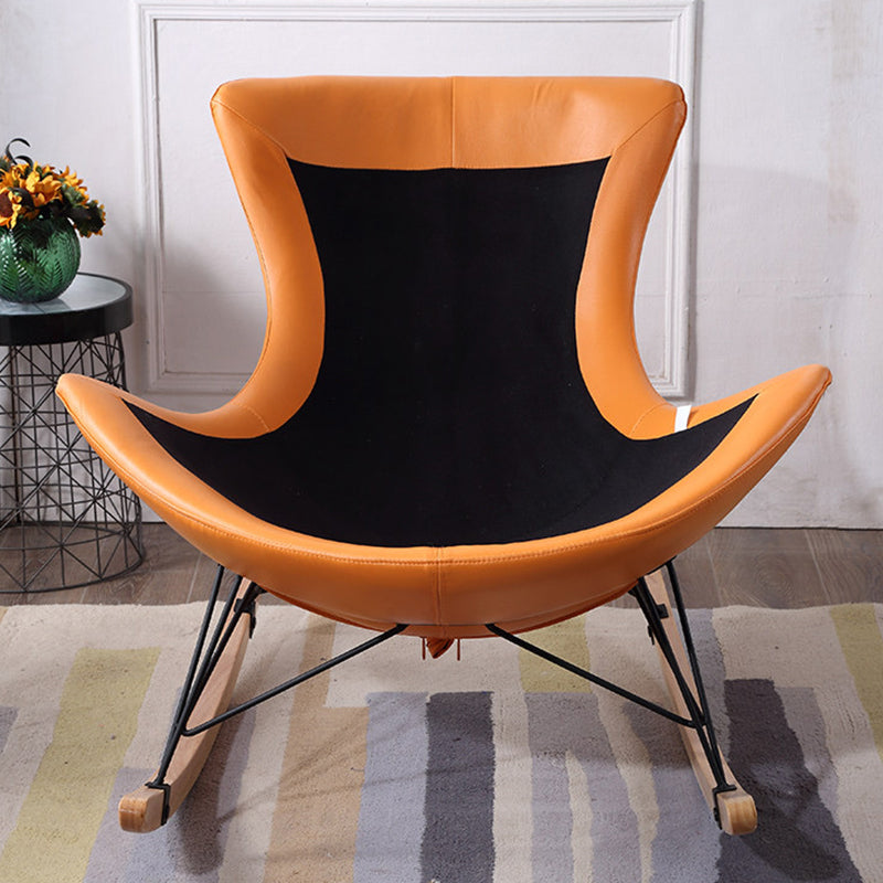 Modern Nursery Sofa Rocking Chair Indoor Living Room Rocking Chair with Ottoman