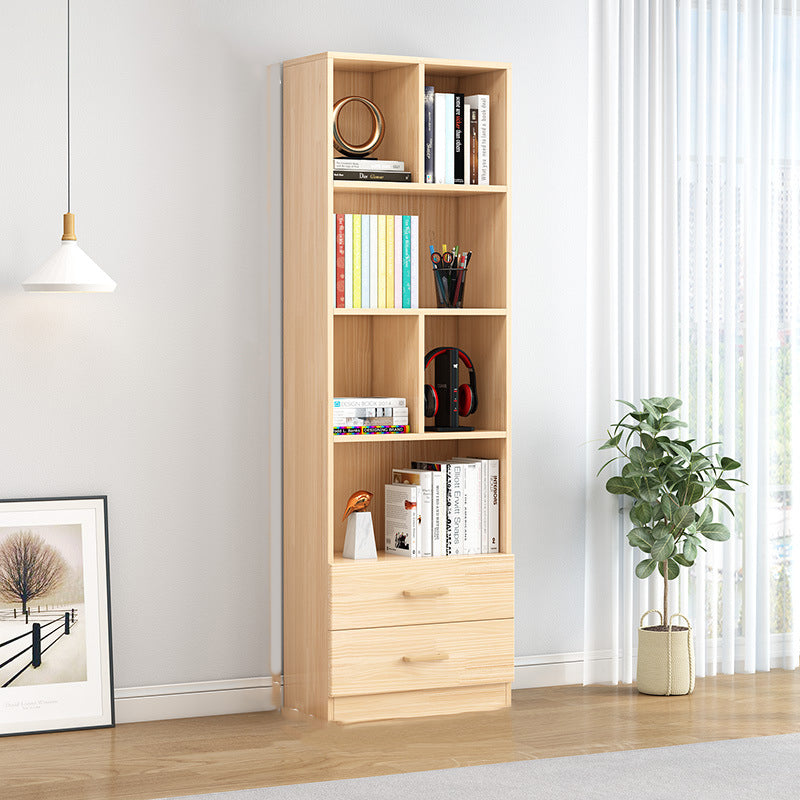Standard Pine Shelf Bookcase Contemporary Natural Book Shelf