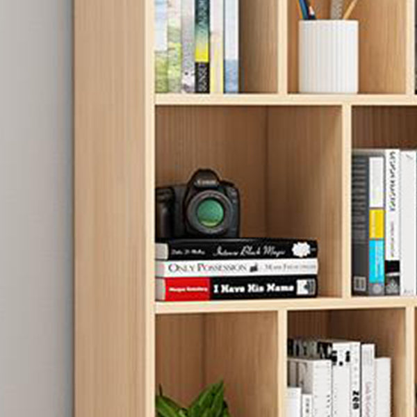 Standard Pine Shelf Bookcase Contemporary Natural Book Shelf