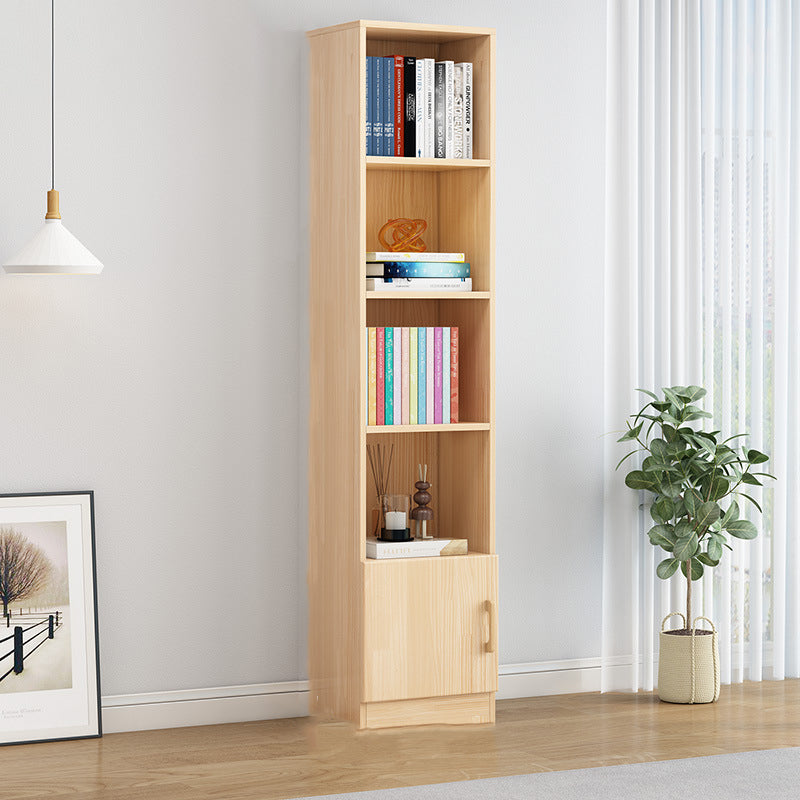 Standard Pine Shelf Bookcase Contemporary Natural Book Shelf