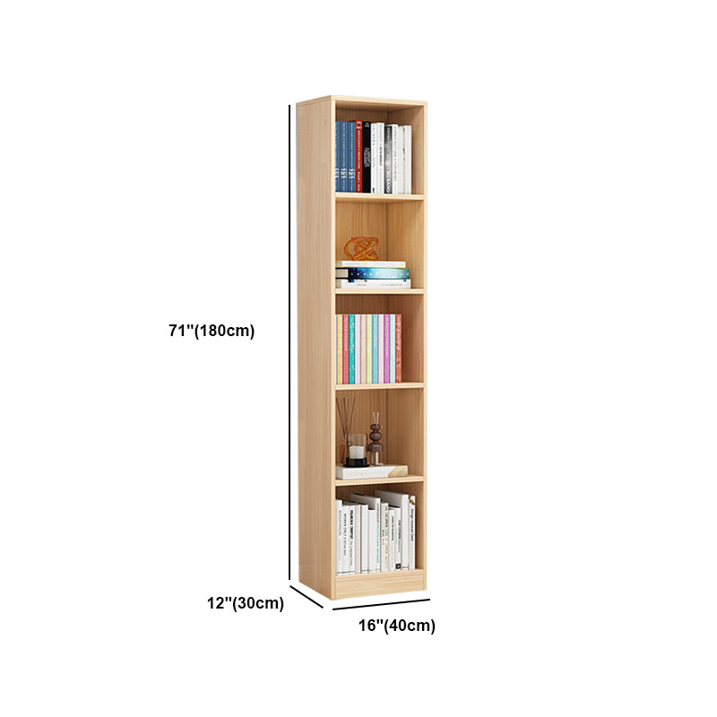 Standard Pine Shelf Bookcase Contemporary Natural Book Shelf