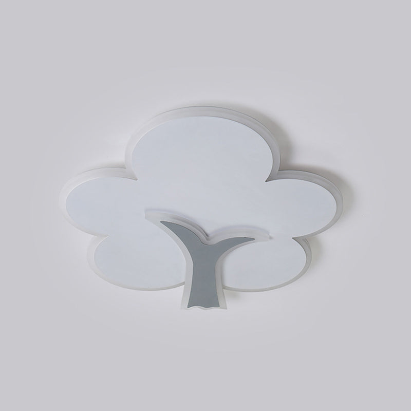 LED Flush Mount Lighting Modern Ceiling Light White for Bedroom