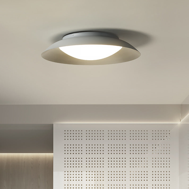 Modernism Ceiling Light Gray/Coffee Flush Mount Lighting for Hallway