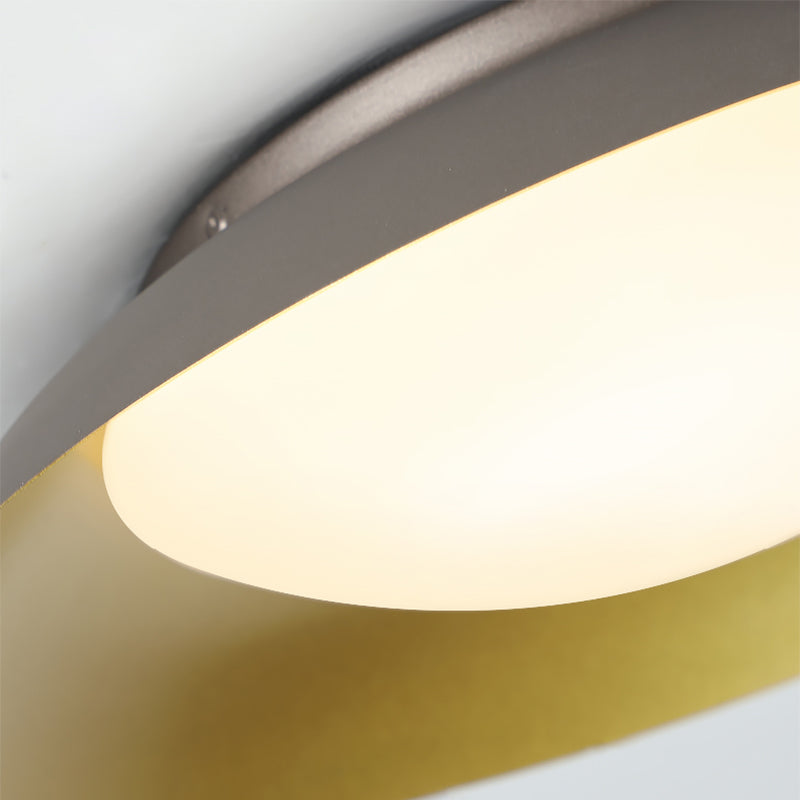 Modernism Ceiling Light Gray/Coffee Flush Mount Lighting for Hallway