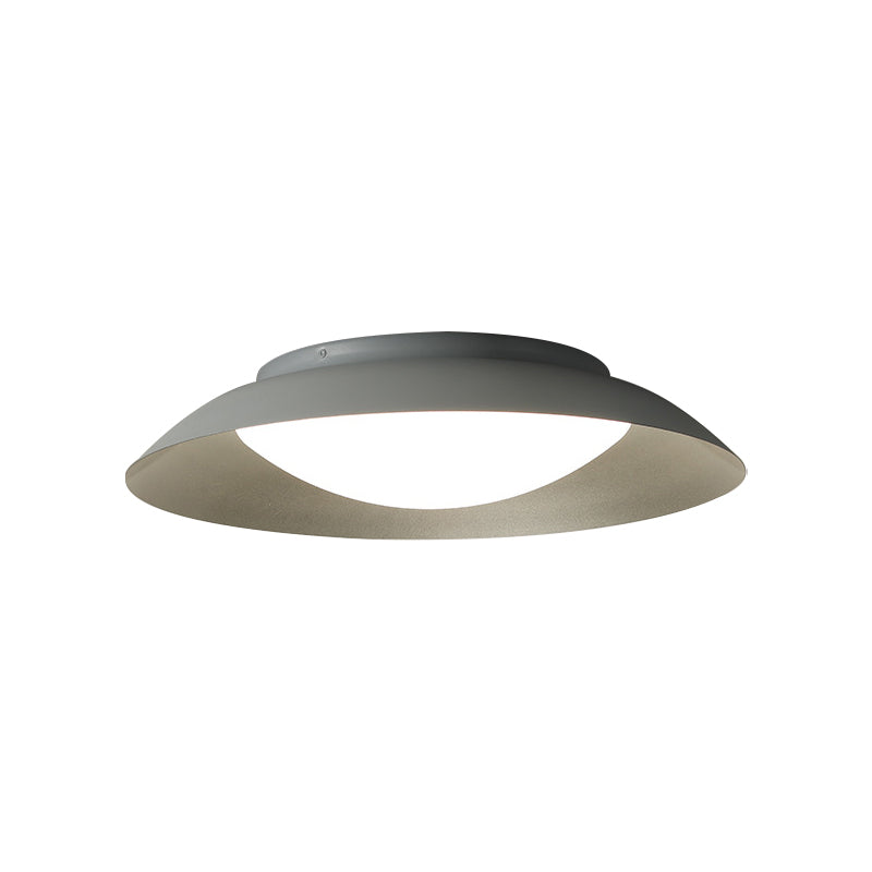 Modernism Ceiling Light Gray/Coffee Flush Mount Lighting for Hallway