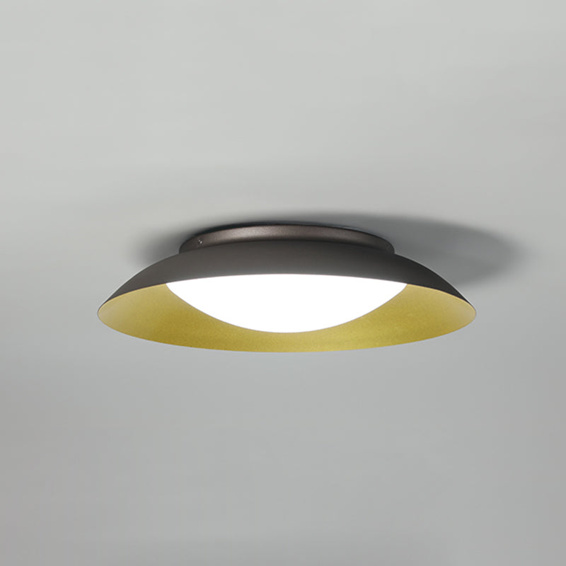 Modernism Ceiling Light Gray/Coffee Flush Mount Lighting for Hallway