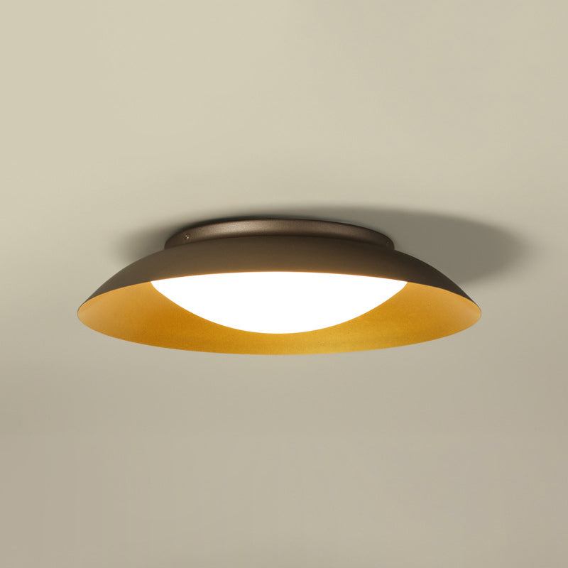 Modernism Ceiling Light Gray/Coffee Flush Mount Lighting for Hallway