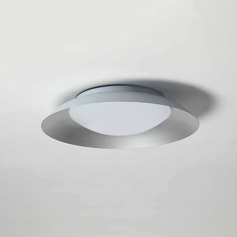 Modernism Ceiling Light Gray/Coffee Flush Mount Lighting for Hallway
