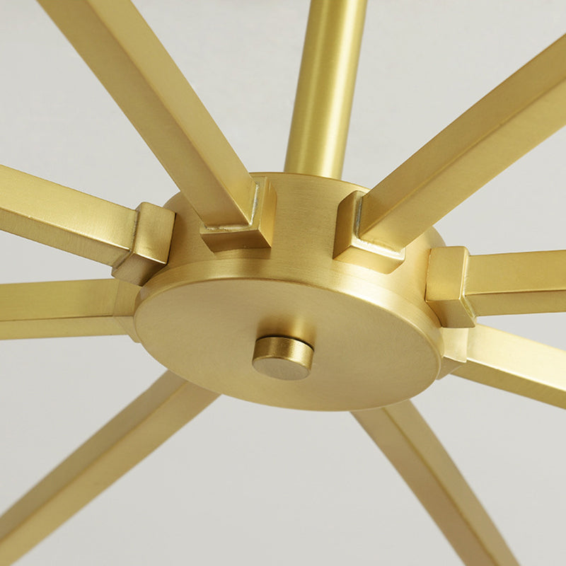 Modern Globe Ceiling Lighting Metal Multiple-Light Ceiling Mount Light Fixture