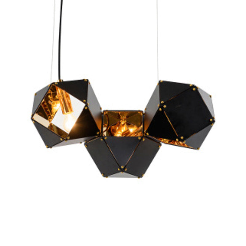 Modern Style Hanging Island Light Metal Dining Room Island Chandelier