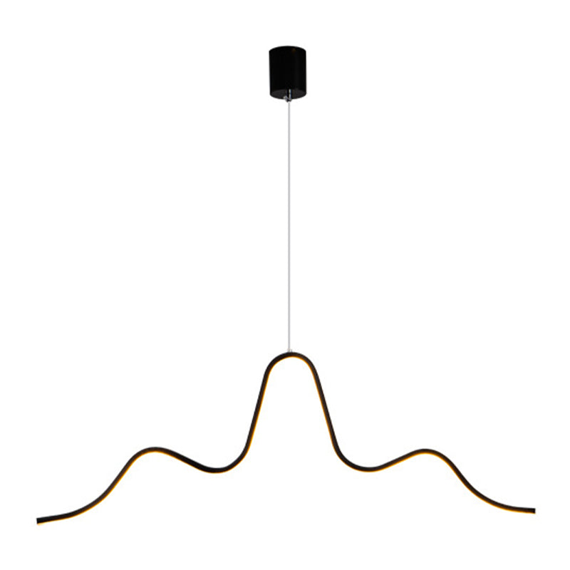 Modern Style Geometric Shape Island Pendant Metal Island Light Fixtures for Dining Room