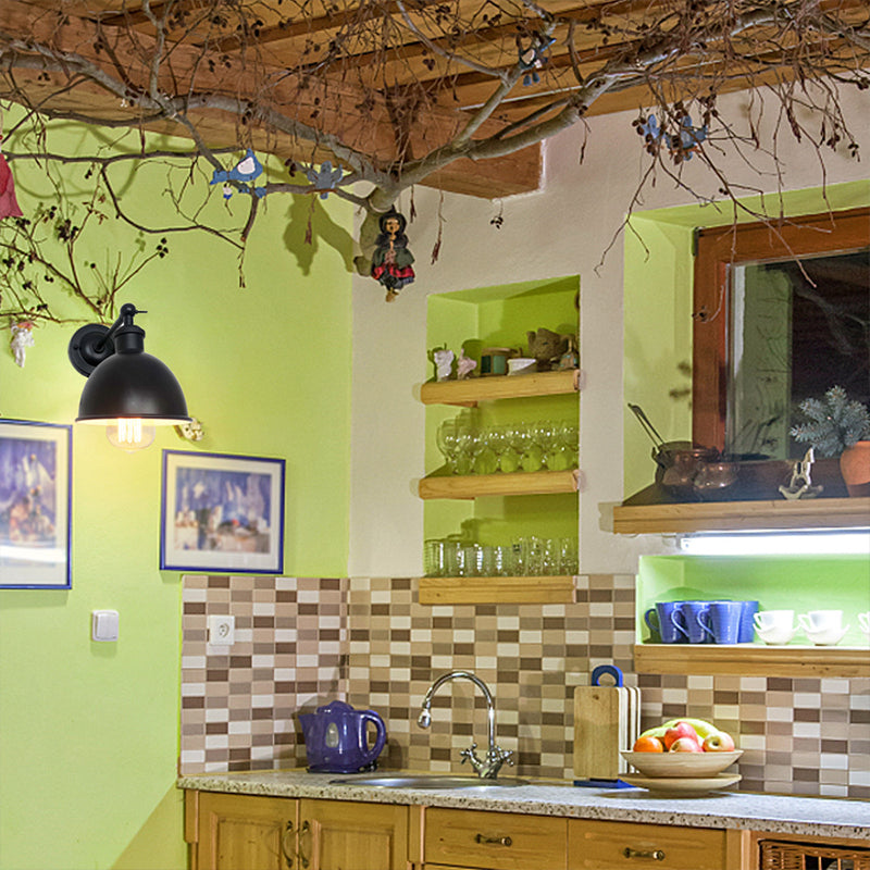 Industrial Wall Mount Light Fixture 1 Light Wall Mounted Lighting for Dining Room