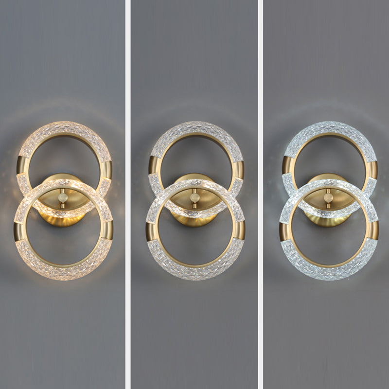 Modern Unique Shape Wall Mount Light Fixture Sconce Lamp in Gold