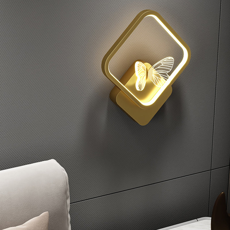Modern Unique Shape Wall Mount Light Fixture 1 Light Wall Light Sconce for Dining Room