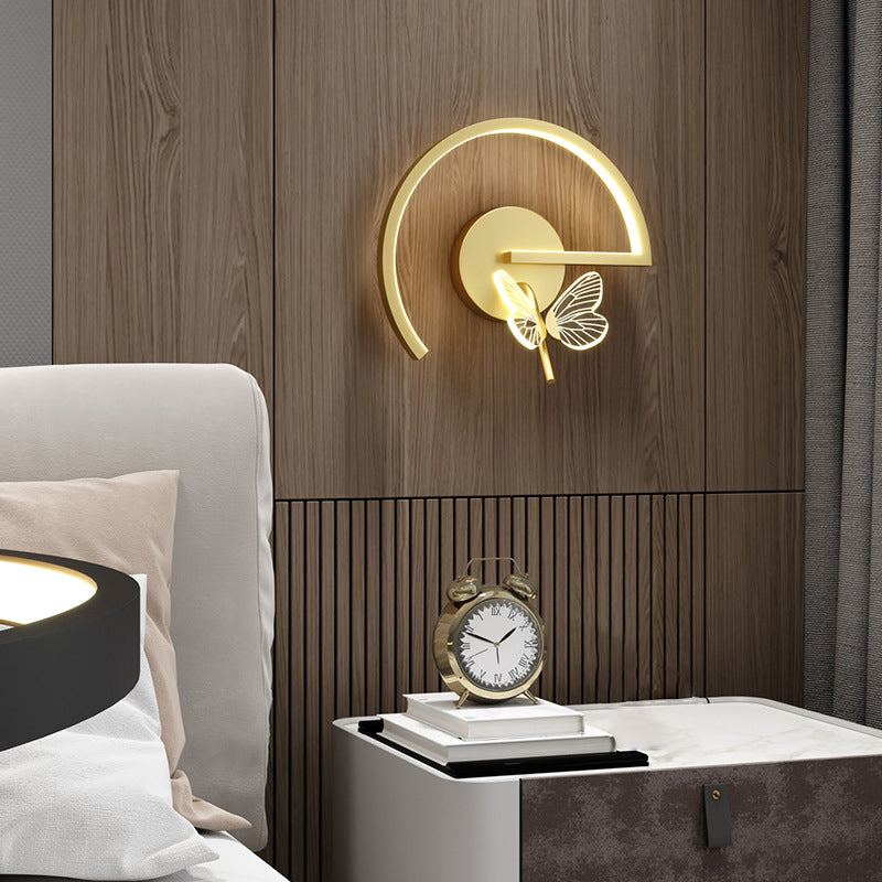 Modern Unique Shape Wall Mount Light Fixture 1 Light Wall Light Sconce for Living Room
