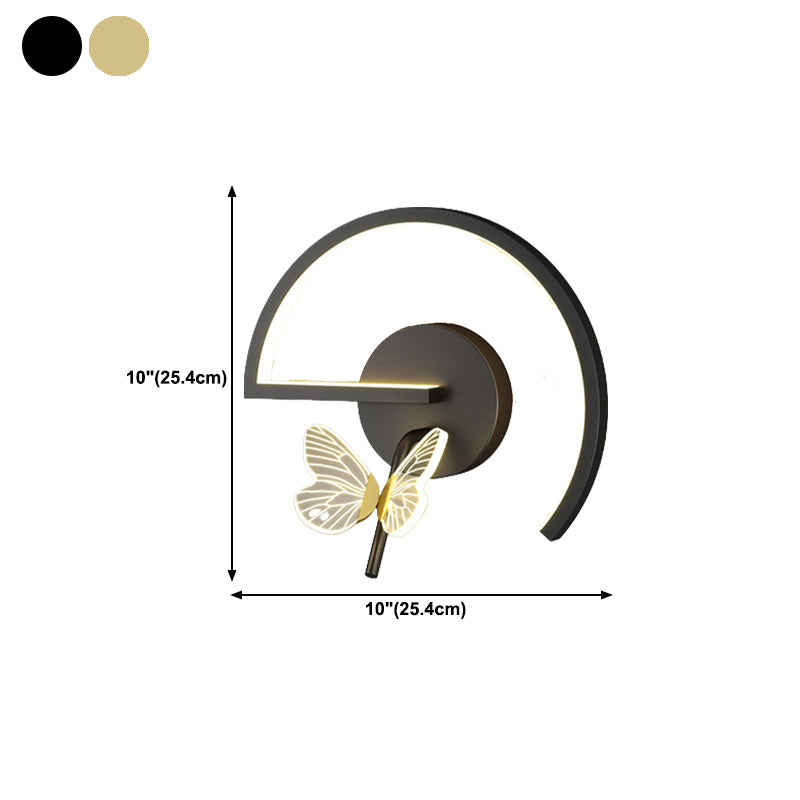 Modern Unique Shape Wall Mount Light Fixture 1 Light Wall Light Sconce for Living Room
