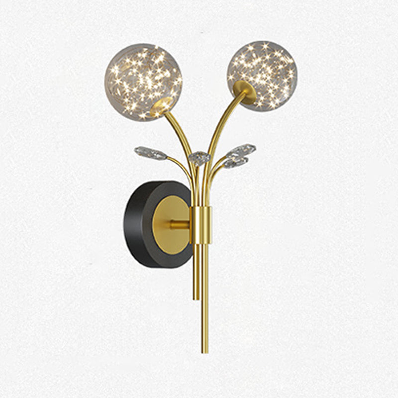 Modern Unique Shape Wall Mount Light Fixture 2 Light Wall Light Sconce