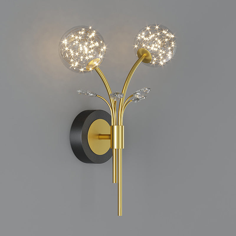 Modern Unique Shape Wall Mount Light Fixture 2 Light Wall Light Sconce