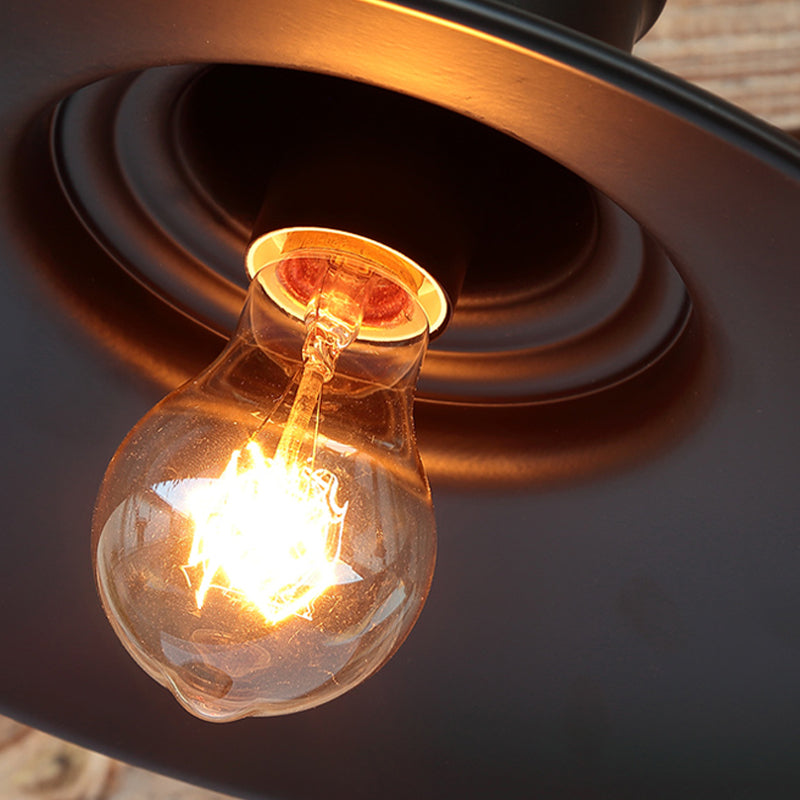 1-Light Industrial Style Wall Sconce Metal Sconces Light in for Outdoor