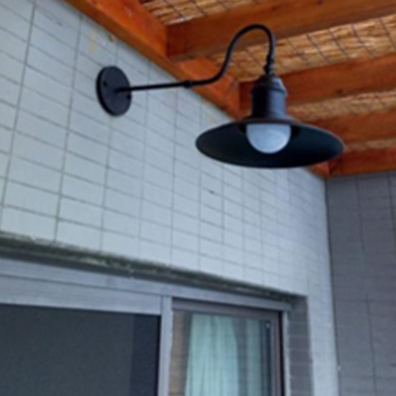 1-Light Industrial Style Wall Sconce Metal Sconces Light in for Outdoor