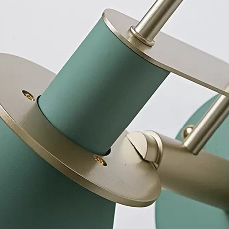 Modern Style Cone Shape Wall Sconce Metal 1 Light Sconces for Bedroom