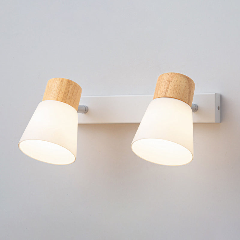 Modern Cone Shape Wall Mount Light Fixture Sconce Lamp for Wash Room