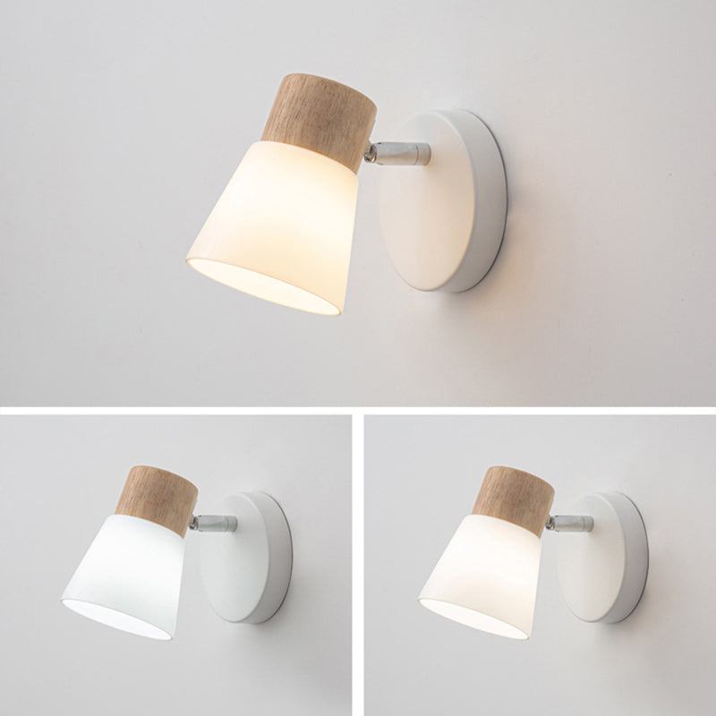 Modern Cone Shape Wall Mount Light Fixture Sconce Lamp for Wash Room
