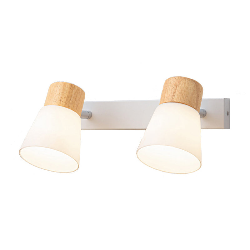 Tapered Wall Mount Light Fixture Modern Sconce Lamp for Washroom