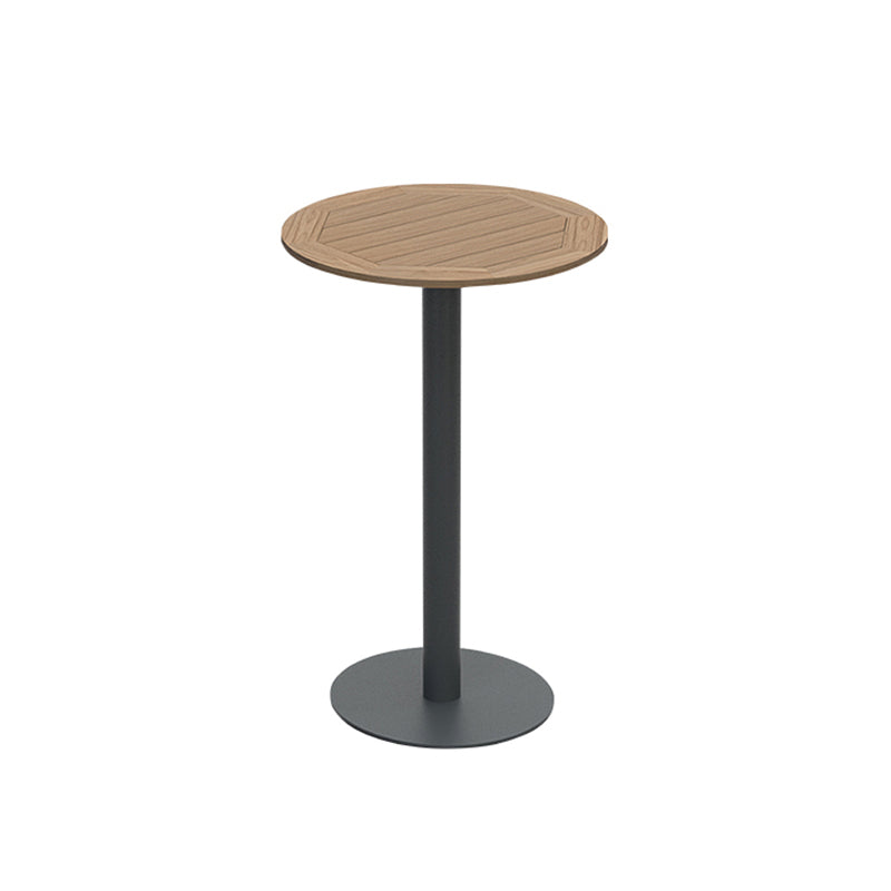 Rectangle/Round Bar Height Table Fixed Bistro Bar Table for Outdoor