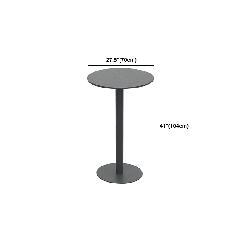 Rectangle/Round Bar Height Table Fixed Bistro Bar Table for Outdoor