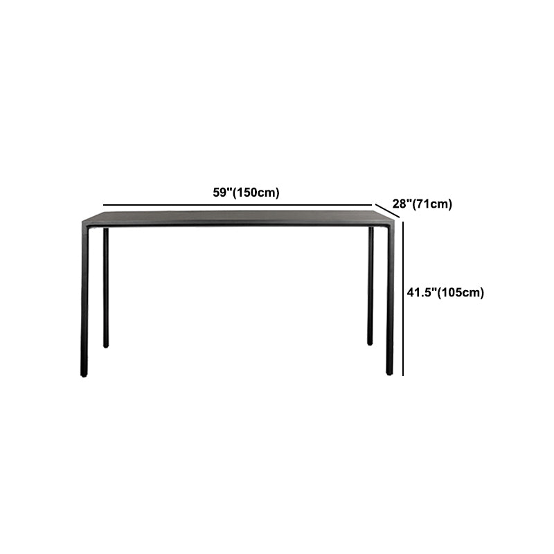 Rectangle/Round Bar Height Table Fixed Bistro Bar Table for Outdoor