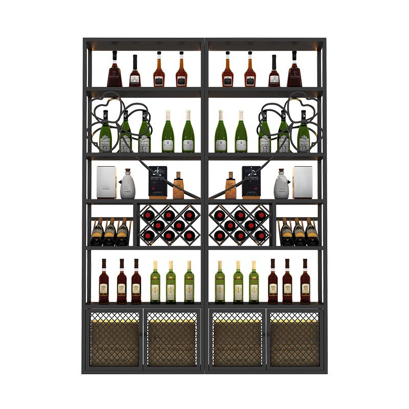 Gold Metal Wine Rack Bottle Freestanding with Shelf Wine Bottle Rack