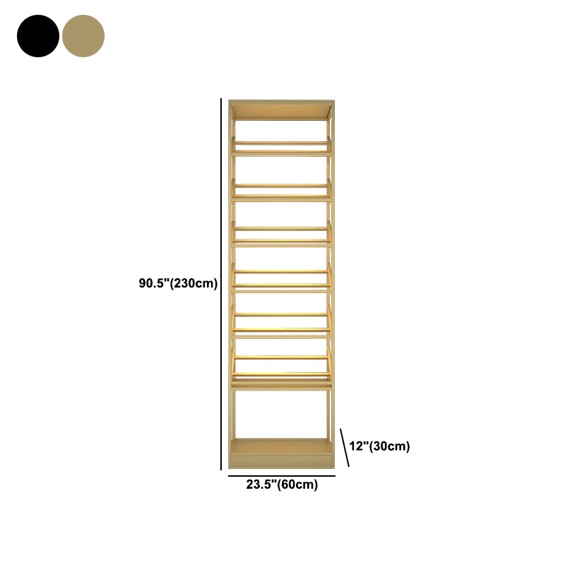 Luxe Metal Wine Rack Kit Freestanding Wine Holder Rack with Shelf